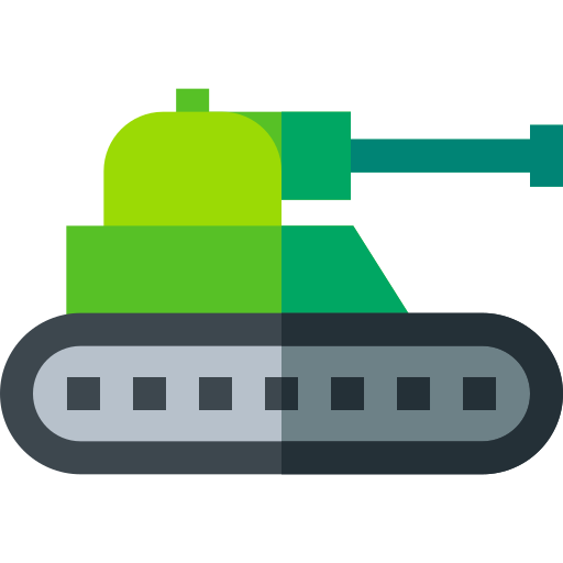 tank Basic Straight Flat icoon