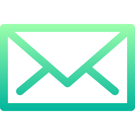 correo electrónico Basic Gradient Lineal color icono