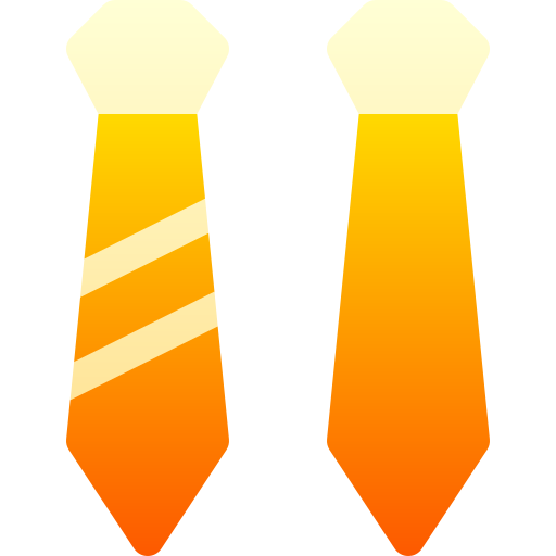 corbata Basic Gradient Gradient icono