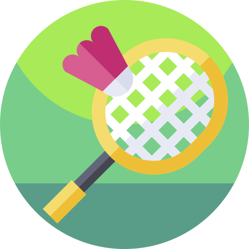 badminton Geometric Flat Circular Flat ikona