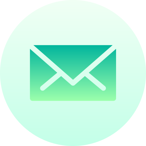 correo electrónico Basic Gradient Circular icono