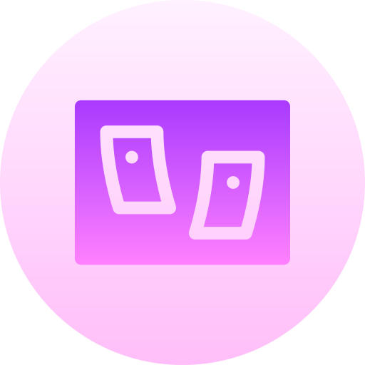 notitiebord Basic Gradient Circular icoon