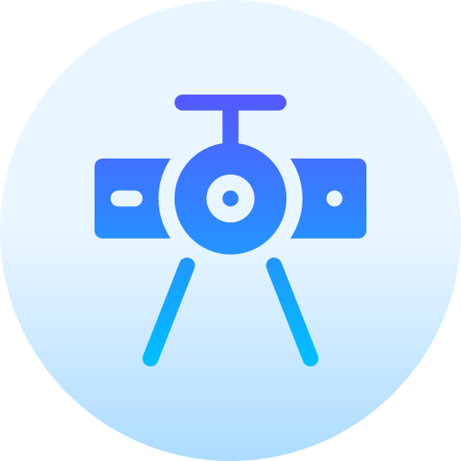 projector Basic Gradient Circular icoon