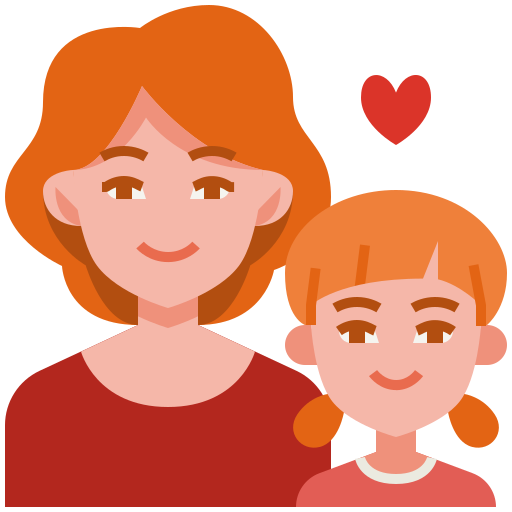 madre e hija Generic Flat icono