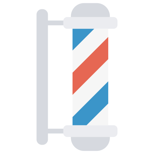 palo del barbiere Generic Flat icona