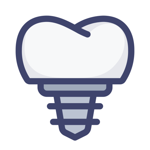 Dental implant Generic Outline Color icon
