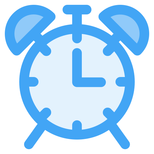 Alarm clock Generic Blue icon