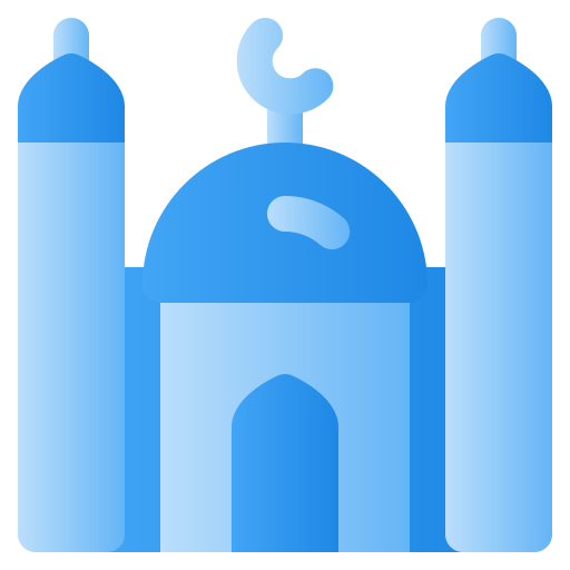 meczet Generic Flat Gradient ikona