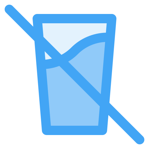 kein getränk Generic Blue icon