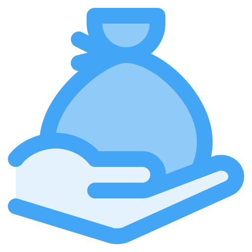 Zakat Generic Blue icon
