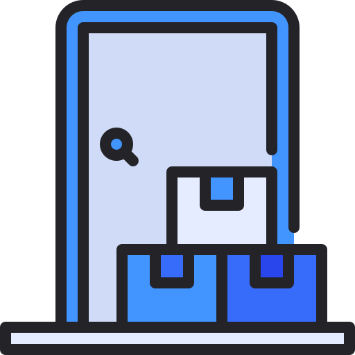 Home delivery Generic Outline Color icon