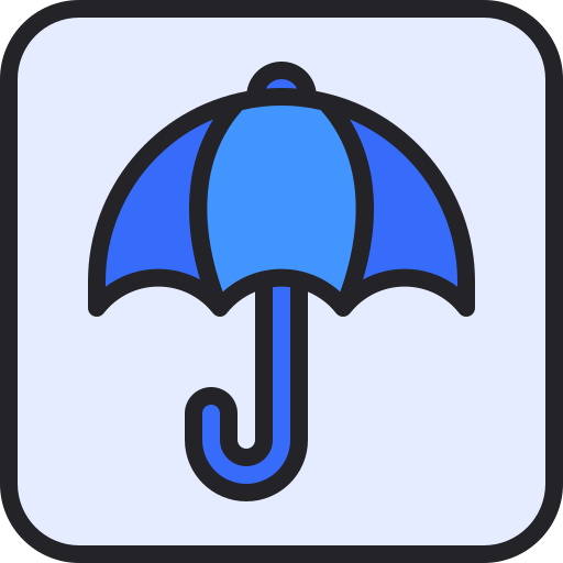 regenschirm Generic Outline Color icon