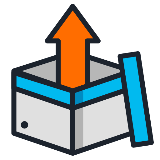 Think out of the box Generic Outline Color icon