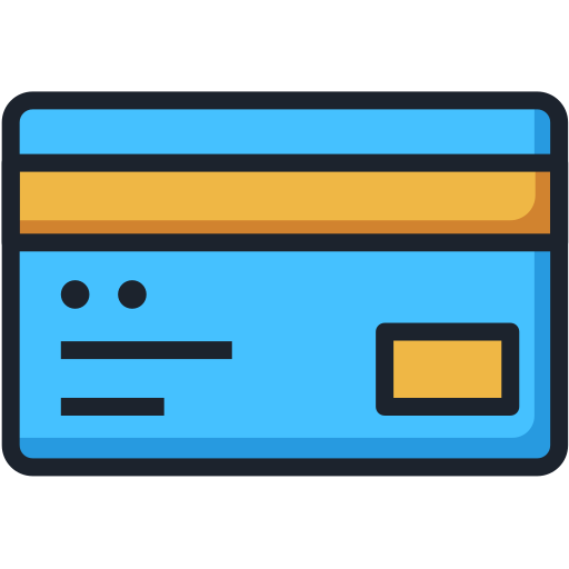 Credit card Generic Outline Color icon