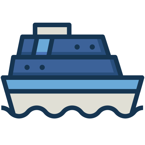 Ship Generic Outline Color icon