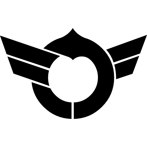 símbolo de la bandera de shiga japón  icono