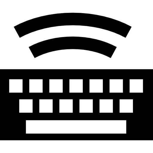 kabellose tastatur  icon