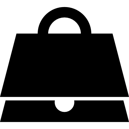 torebka z czarnym wzorem  ikona