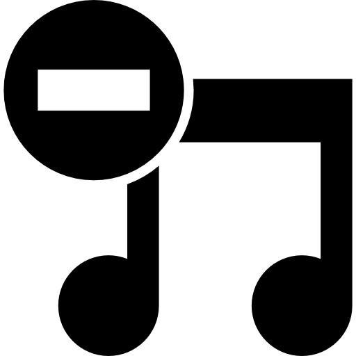 minus song symbol  Ícone