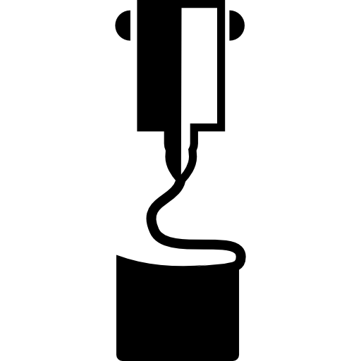 símbolo de impressão de impressora 3d  Ícone