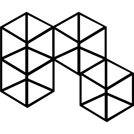 3d cubes  icon