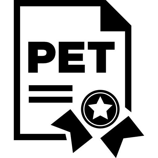 certificado de mascota  icono