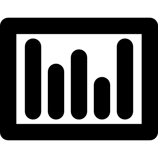 gráfico de barras  icono