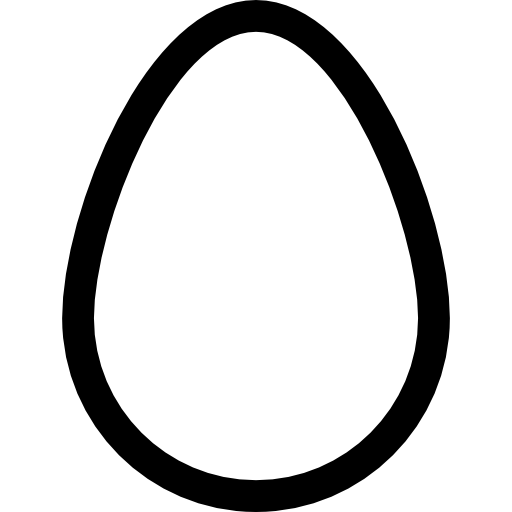 Egg outline  icon