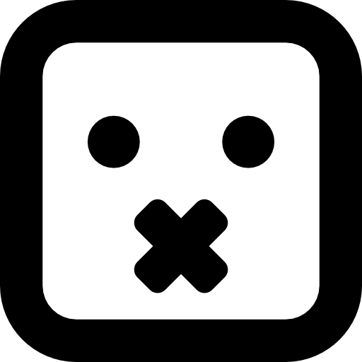 十字口の形をした静かな顔  icon