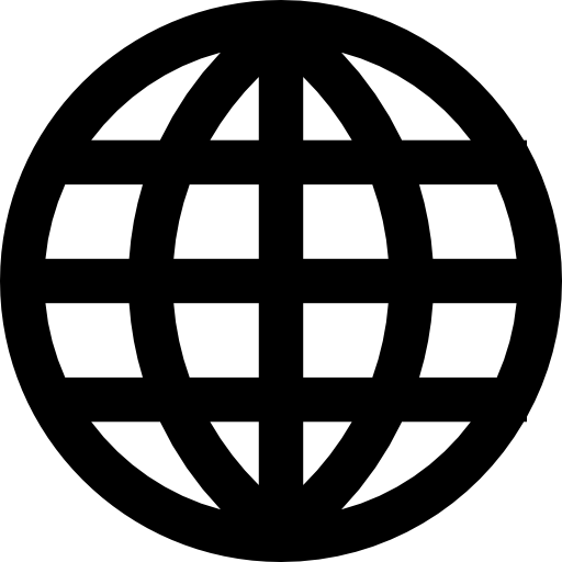 simbolo della griglia del pianeta terra  icona