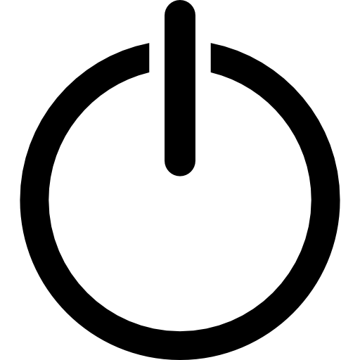 Power sign  icon