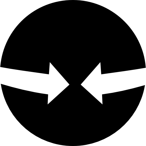 aardecirkel met pijlen  icoon