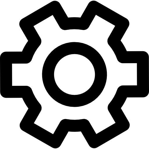 Gear outline  icon