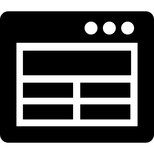 símbolo de página  icono