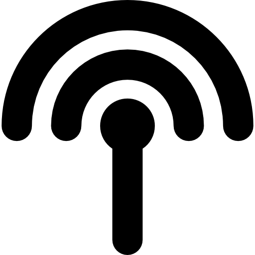 Символ интерфейса wi-fi  иконка