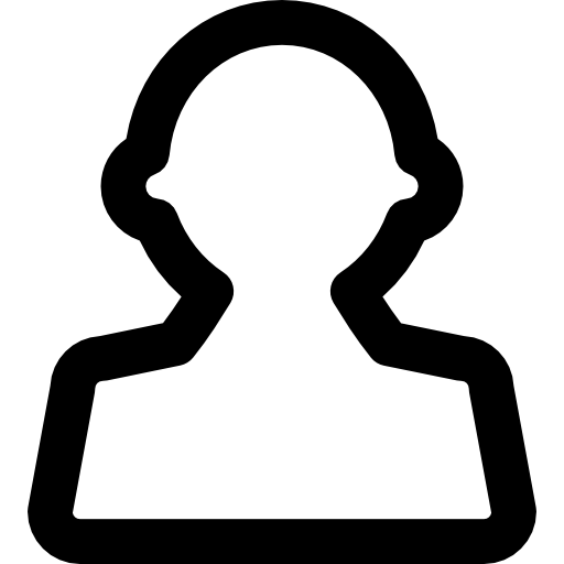 kształt konturu człowieka  ikona