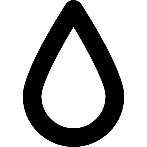 waterdruppel vorm omtrek  icoon