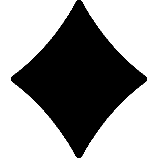 símbolo de diamante  Ícone