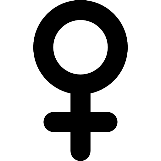 símbolo femenino  icono