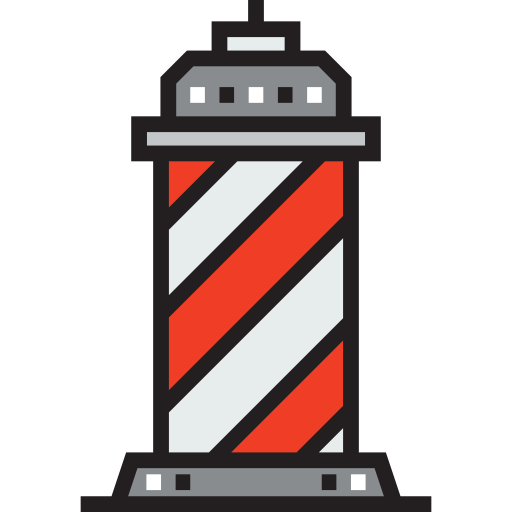 Lighthouse Detailed Straight Lineal color icon