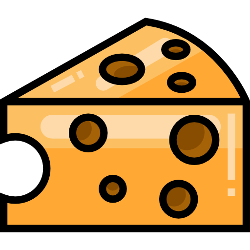 チーズ Detailed Straight Lineal color icon