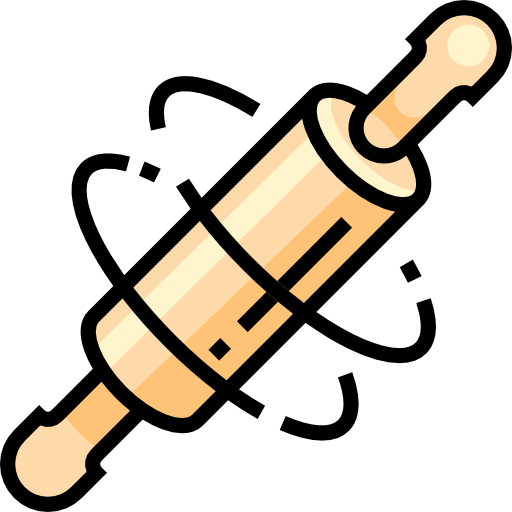 Rolling pin Detailed Straight Lineal color icon