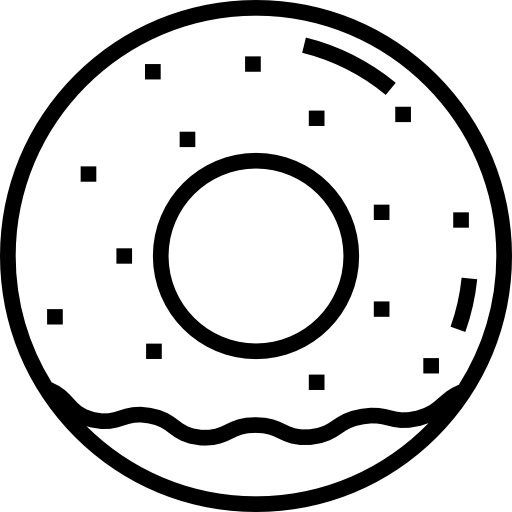 Donut Detailed Straight Lineal icon