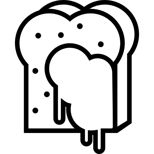 toast Detailed Straight Lineal ikona