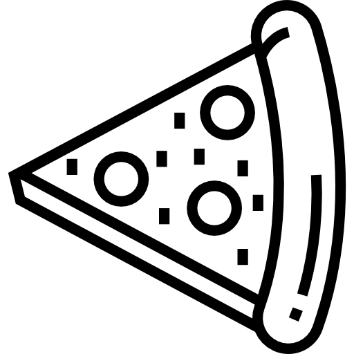 Пицца Detailed Straight Lineal иконка
