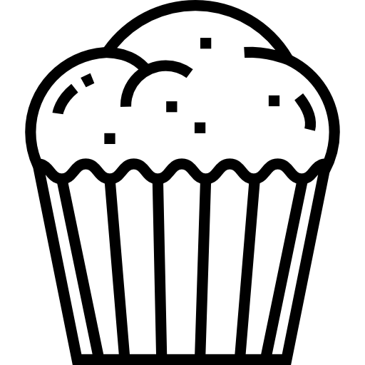 muffinka Detailed Straight Lineal ikona