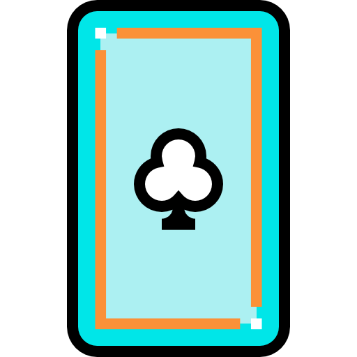 Ace of clubs Detailed Straight Lineal color icon