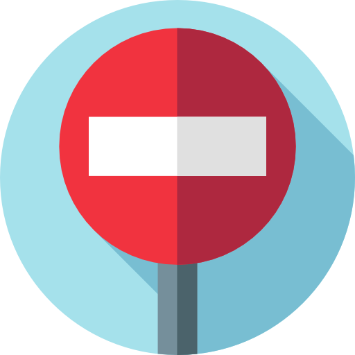 交通標識 Flat Circular Flat icon