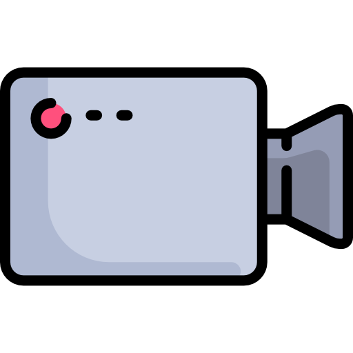 videokamera Special Lineal color icon