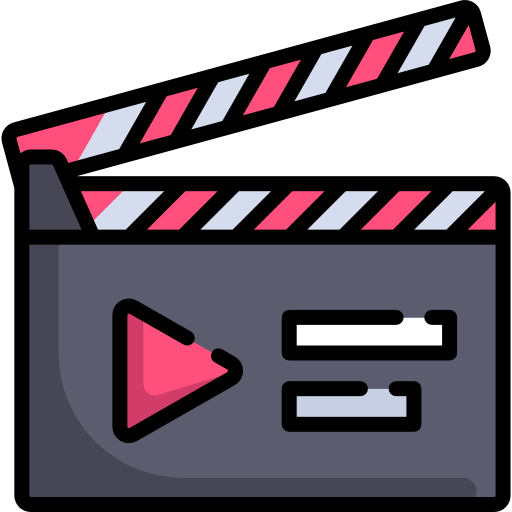 Clapperboard Special Lineal color icon